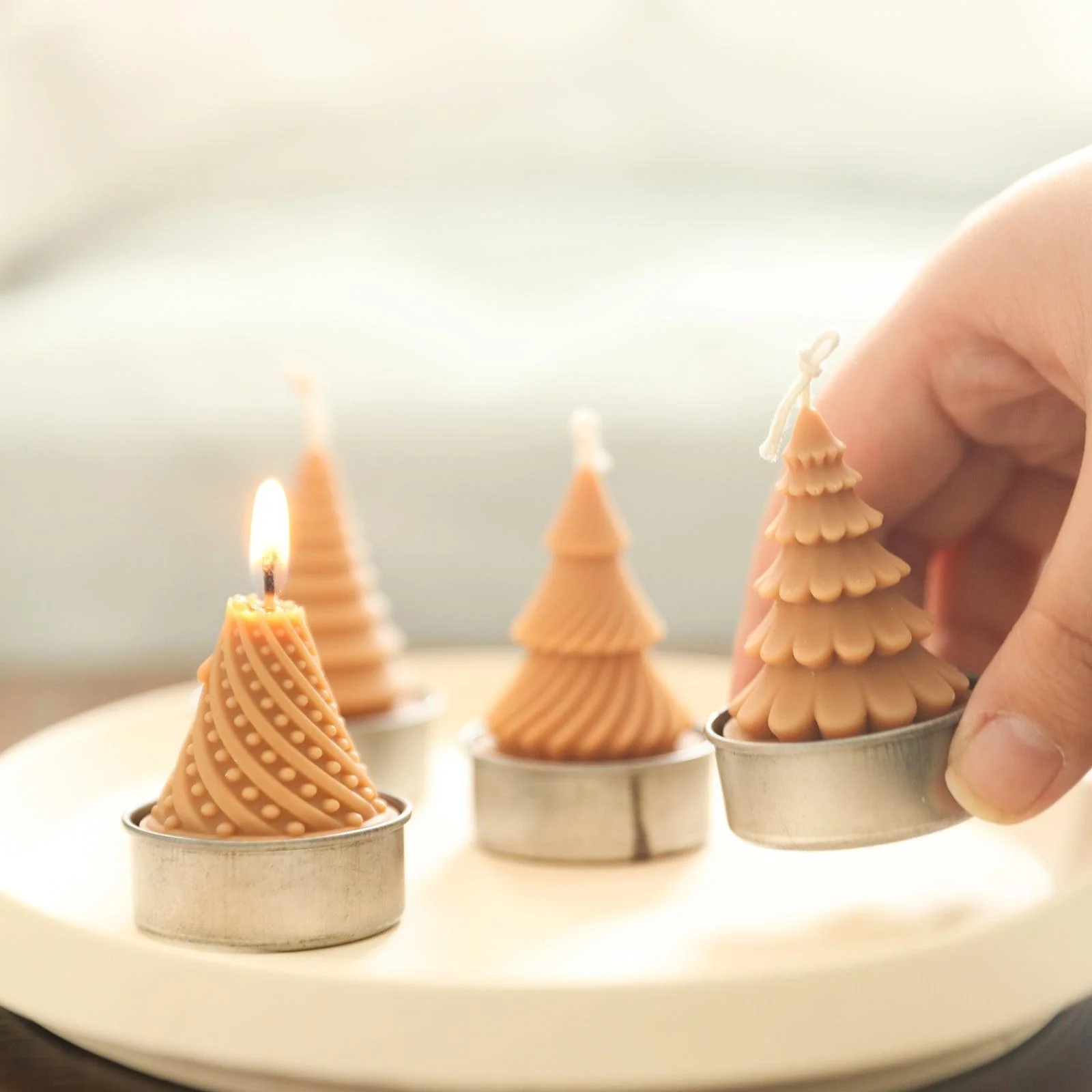 Miniture Christmas Tree Candle Silicone Mold - Image 4