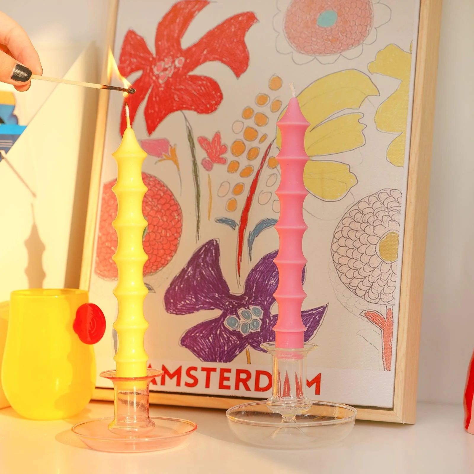 Bamboo Shaped Spiral Taper Candle Silicone Mould - Image 5