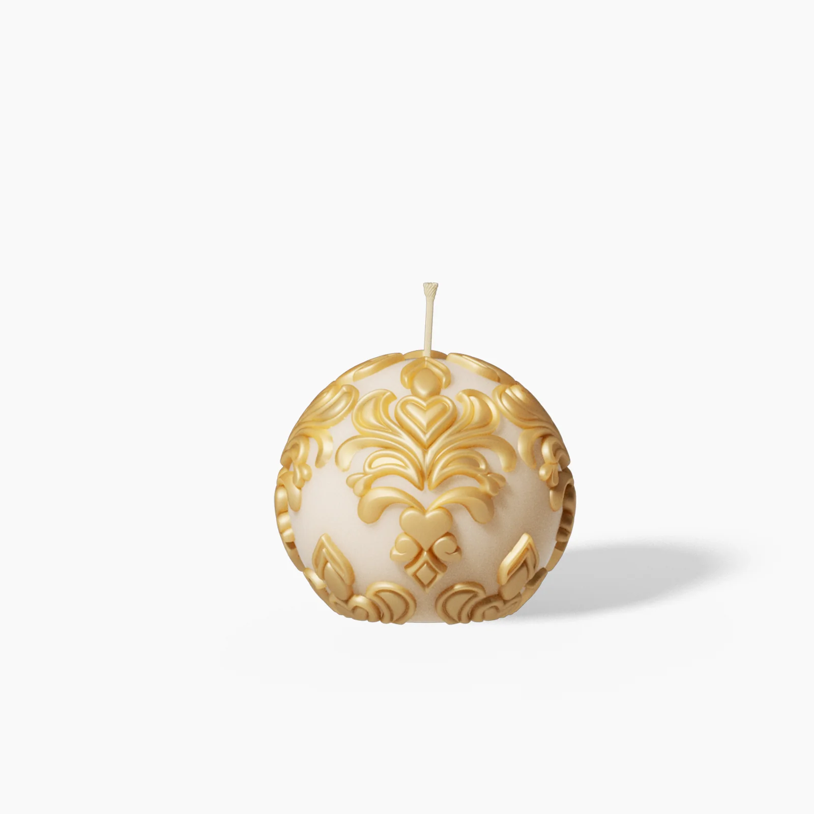 Sphere Patterned Relief Candle Silicone Mold