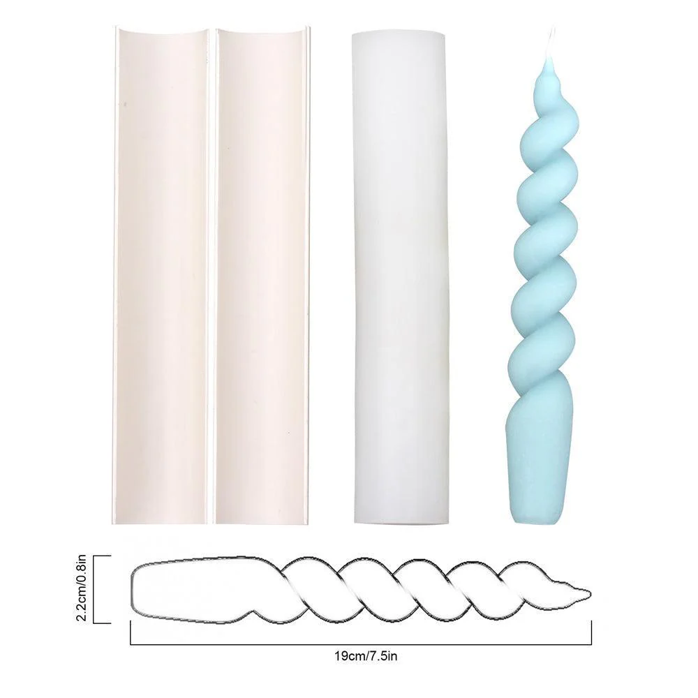 Spiral Taper Candle Silicone Mold - Image 6