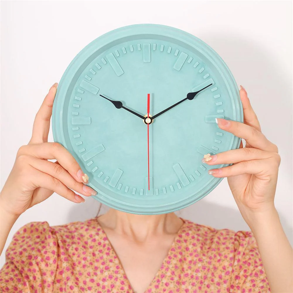Concrete Wall Clock Silicone Mould - Image 4