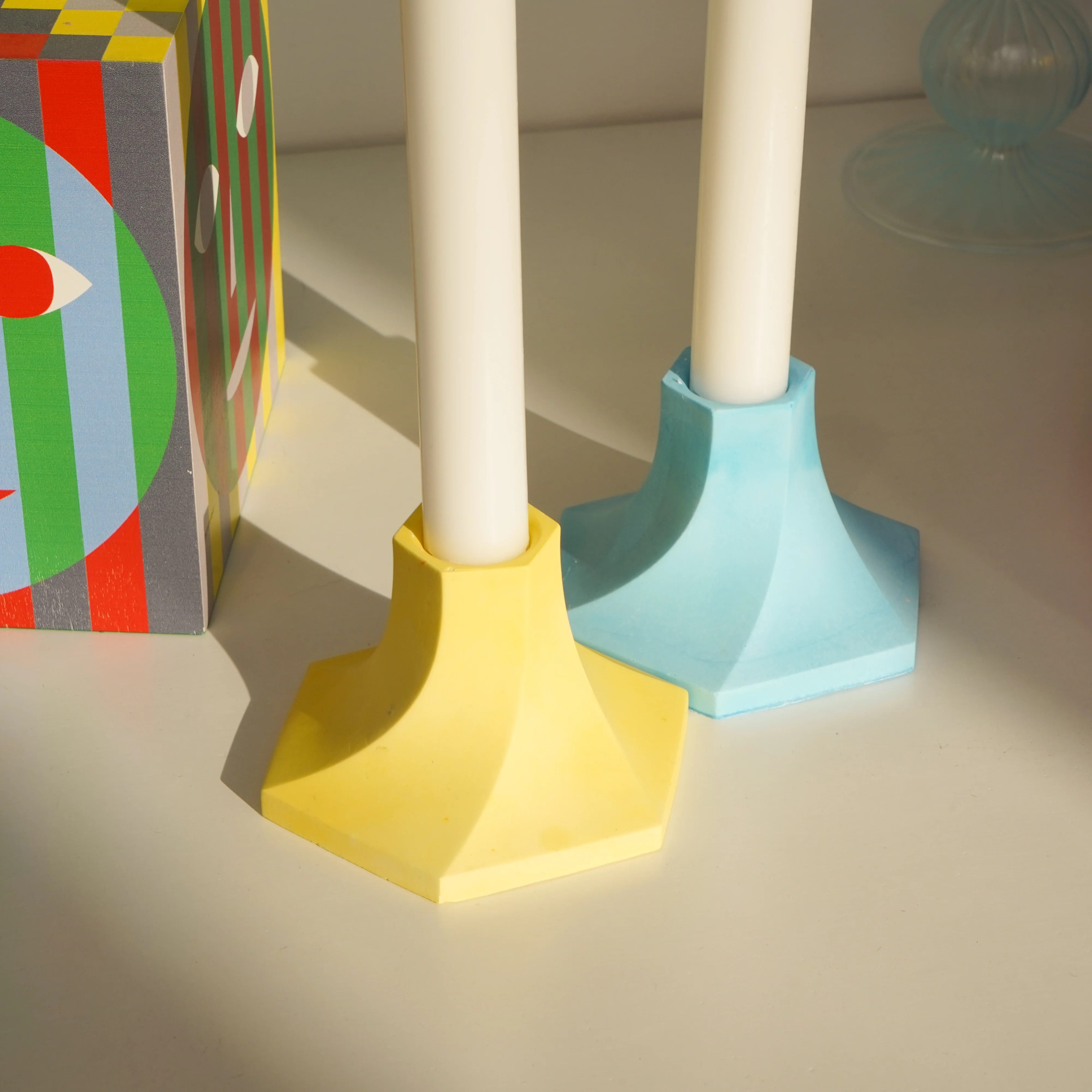 Geometric Taper Candle Holder Silicone Molds - Small Sized - Image 5