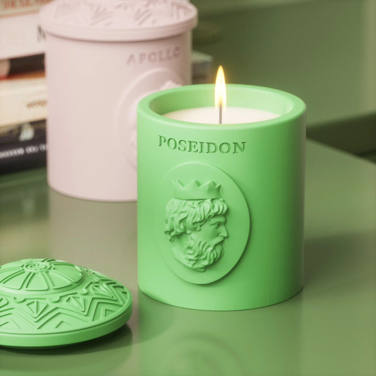 POSEIDON Candle Jar Silicone Mold - Image 4