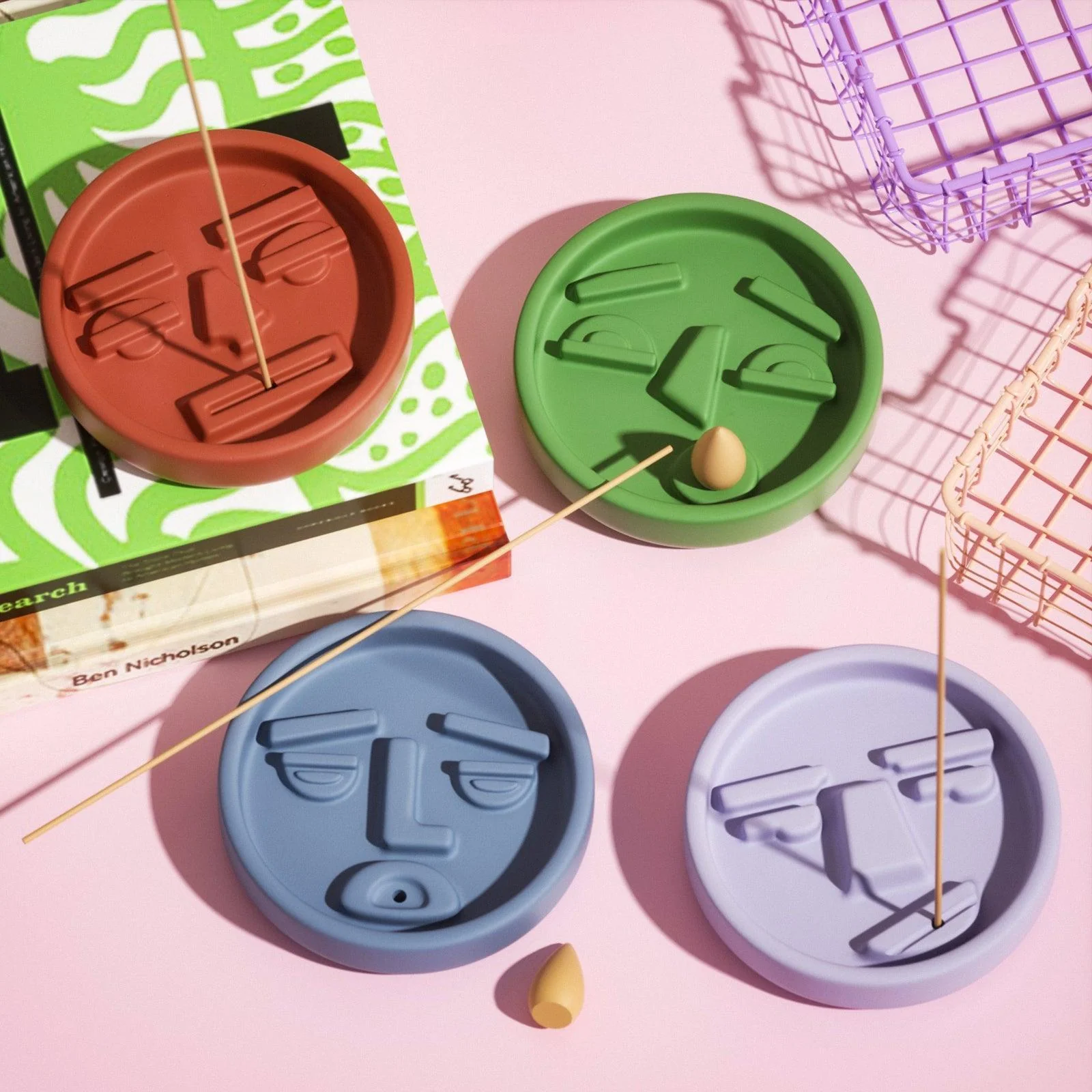 Ugly Face Incense Holder Silicone Mold - Image 7