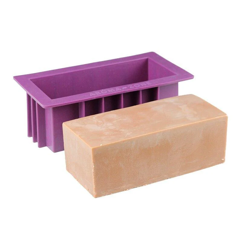 Rectangular Loaf Mould Handmade Silicone Soap Mold - Image 3
