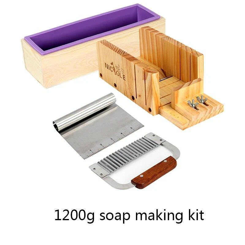 Loaf Mold and 4 Cutters Combo Classic Soap Making Tool Set - Image 8