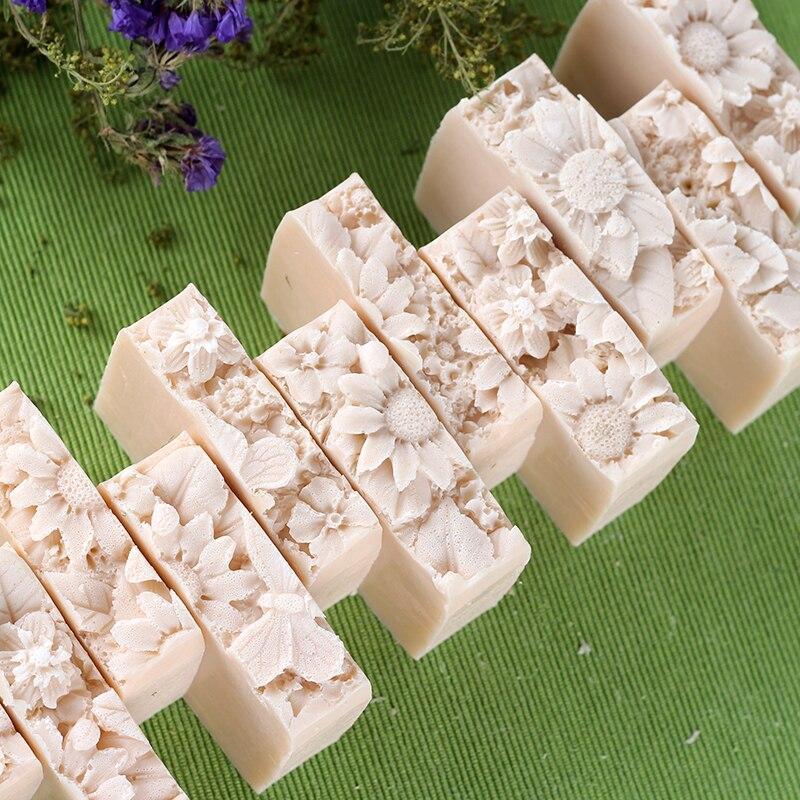 Nicole Loaf Soap Mold with Wooden Box & Embossed Mat - Image 8