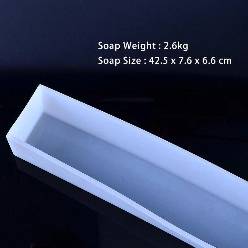 Nicole Slab Soap Mold Rectangle Silicone Liner Insert - Image 12