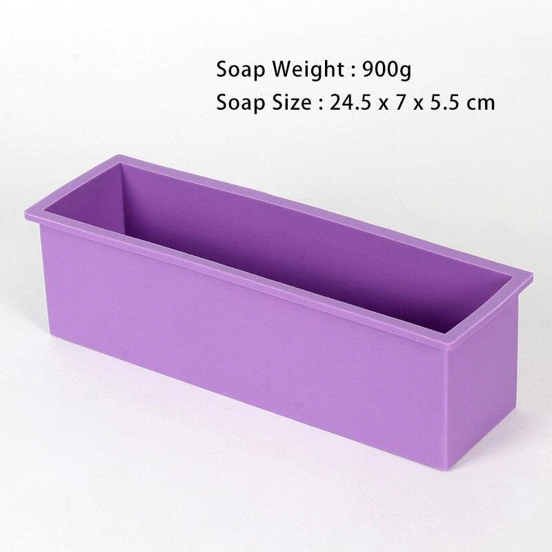 Nicole Slab Soap Mold Rectangle Silicone Liner Insert - Image 7