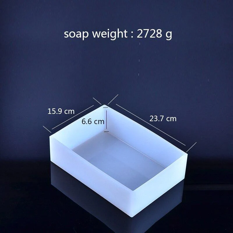 Nicole Silicone Loaf Soap Mold with Wooden Box - Image 10
