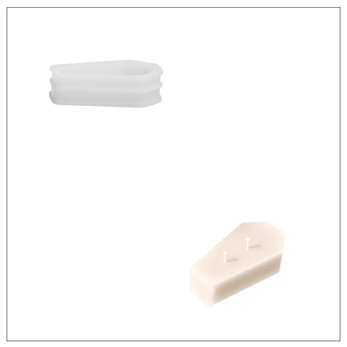 Nightfall Coffin Candle Jar & Candle Refill Silicone Mold Collection - Image 11