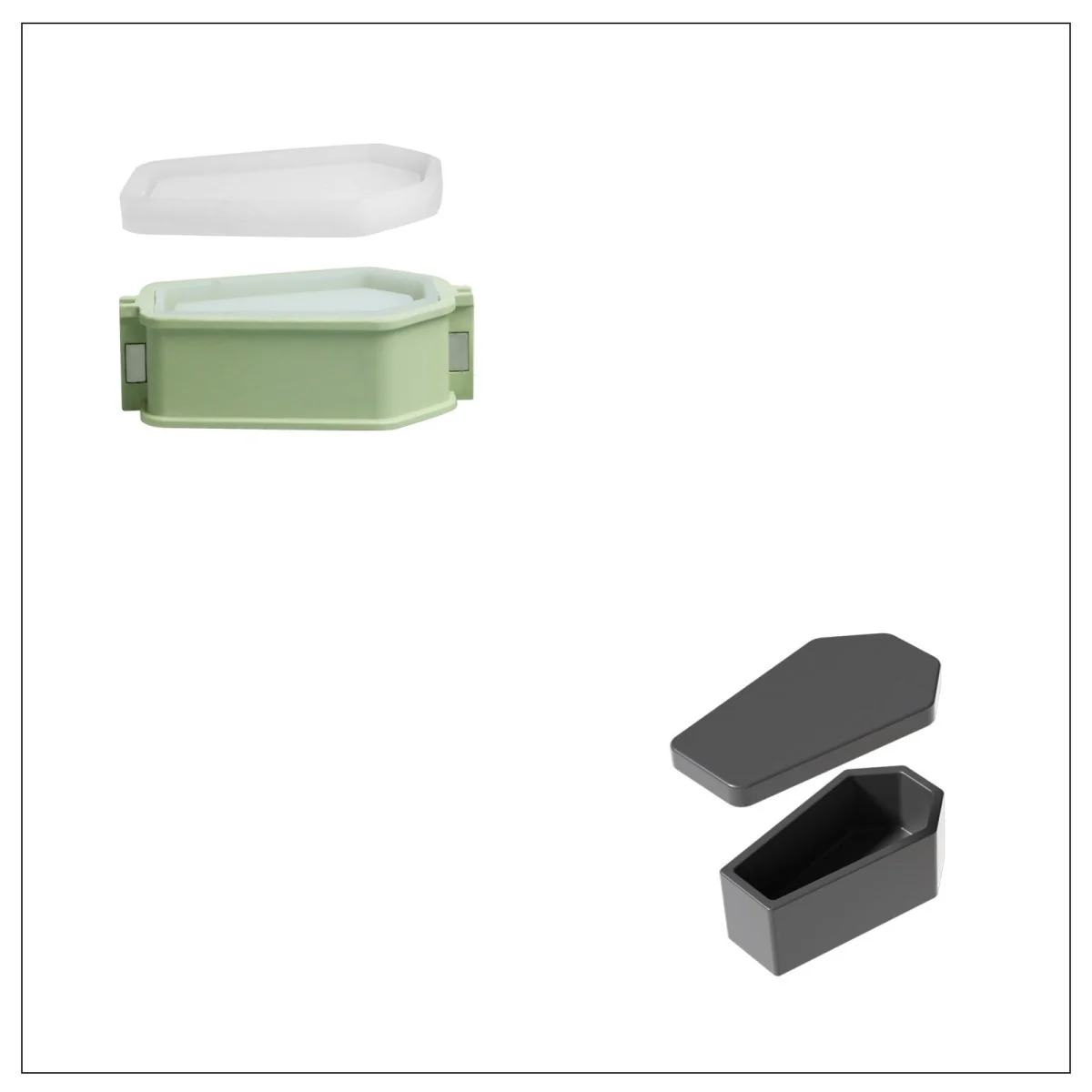 Nightfall Coffin Candle Jar & Candle Refill Silicone Mold Collection - Image 8