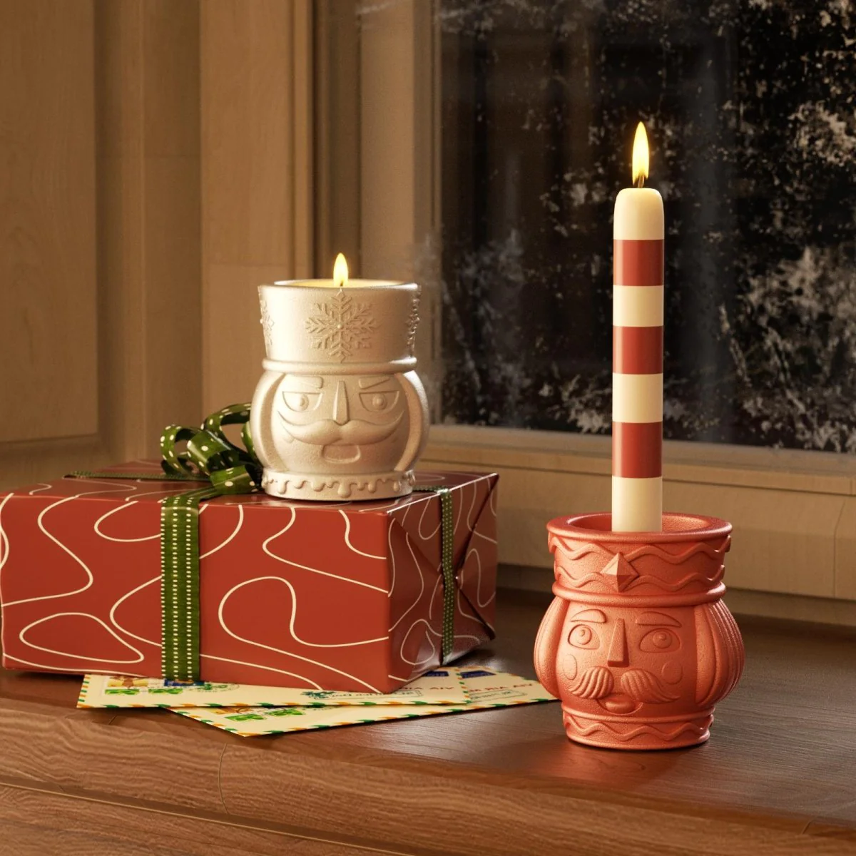 Nutcracker Parade Candle Holder Silicone Mold Collection - Image 7
