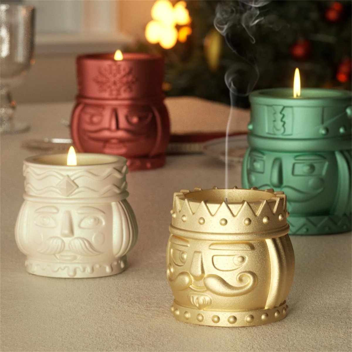 Nutcracker Kingdom Candle Jar Silicone Mold Collection - Image 8
