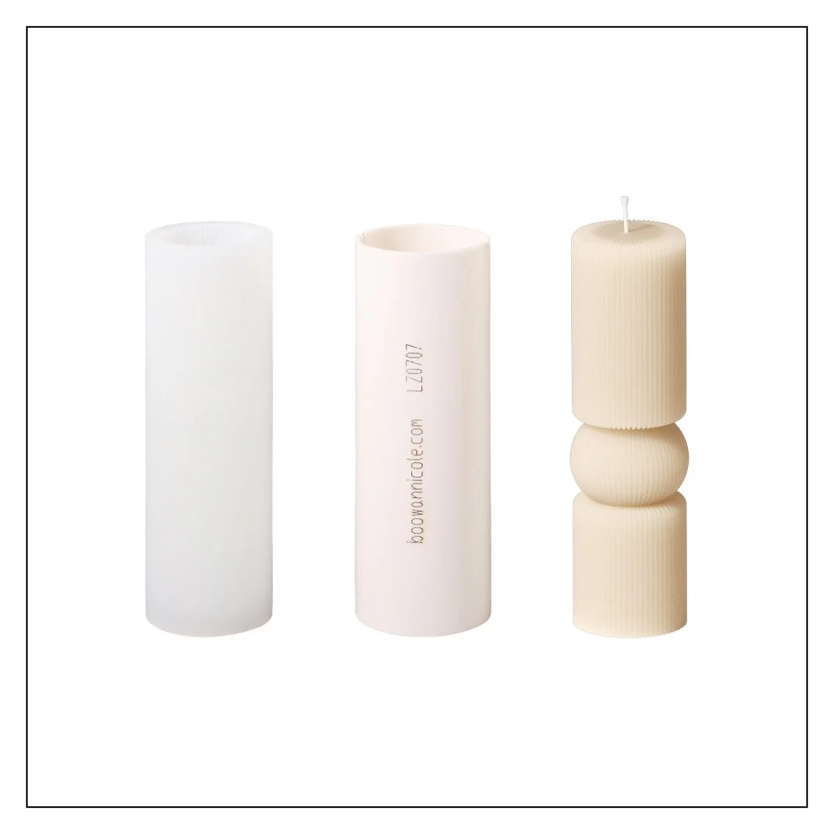 Echo Column Pillar Candle Silicone Mold - Image 11
