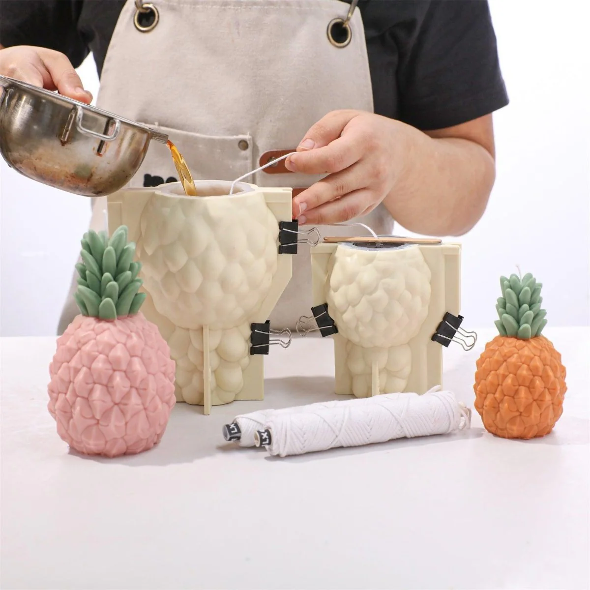 Pineapple Paradise Candle Silicone Mold Collection - Image 3