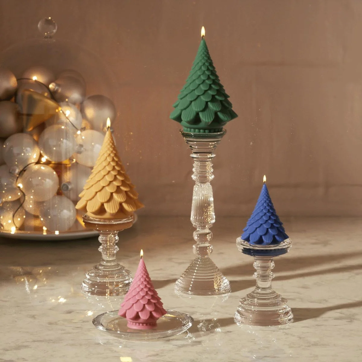 Pinecone Christmas Tree Candle Silicone Mold - Image 9