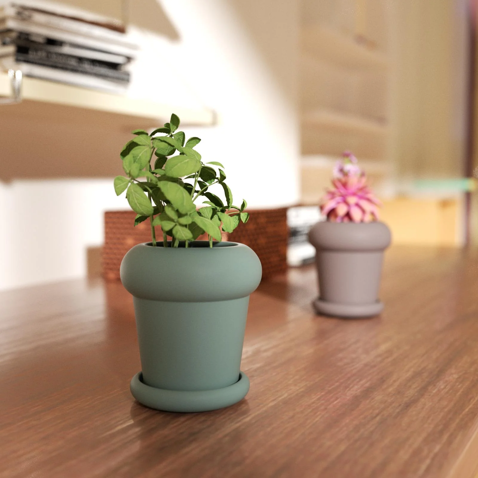 Tall Botanic Column Plant Pot Silicone Mold - Image 7