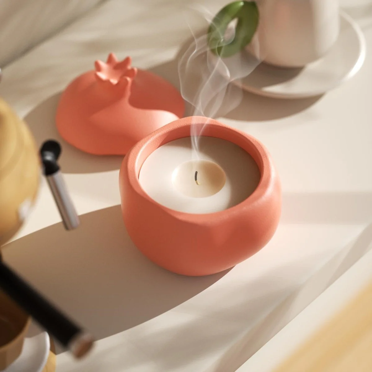 Pomegranate Treasure Candle Jar Silicone Mold & Refill Silicone Mold - Image 7