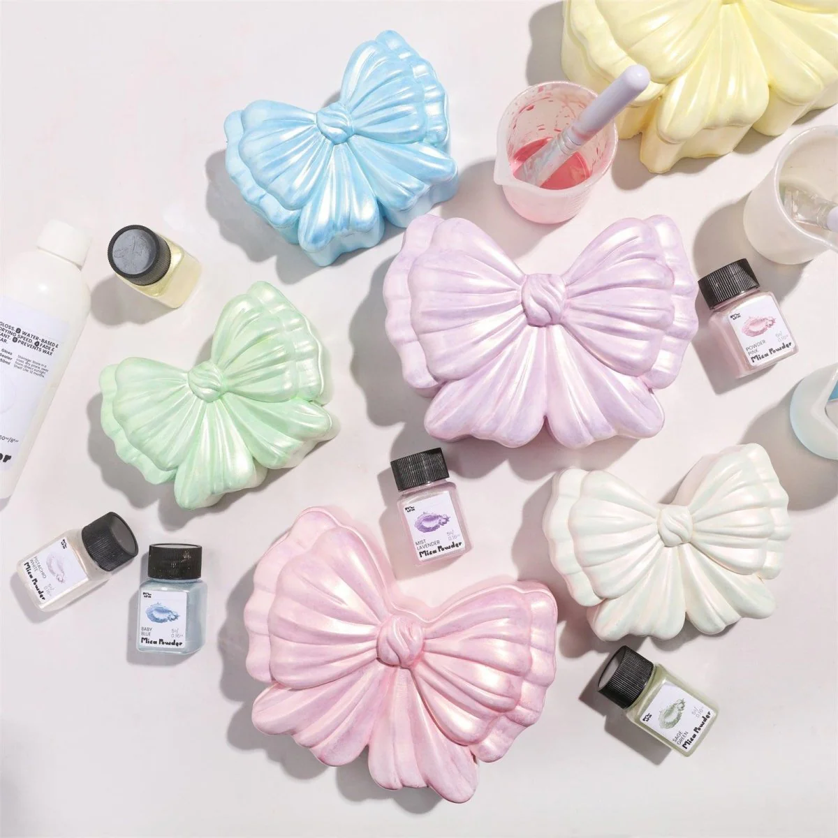 Puffy Bow Storage Box Silicone Mold - Image 6
