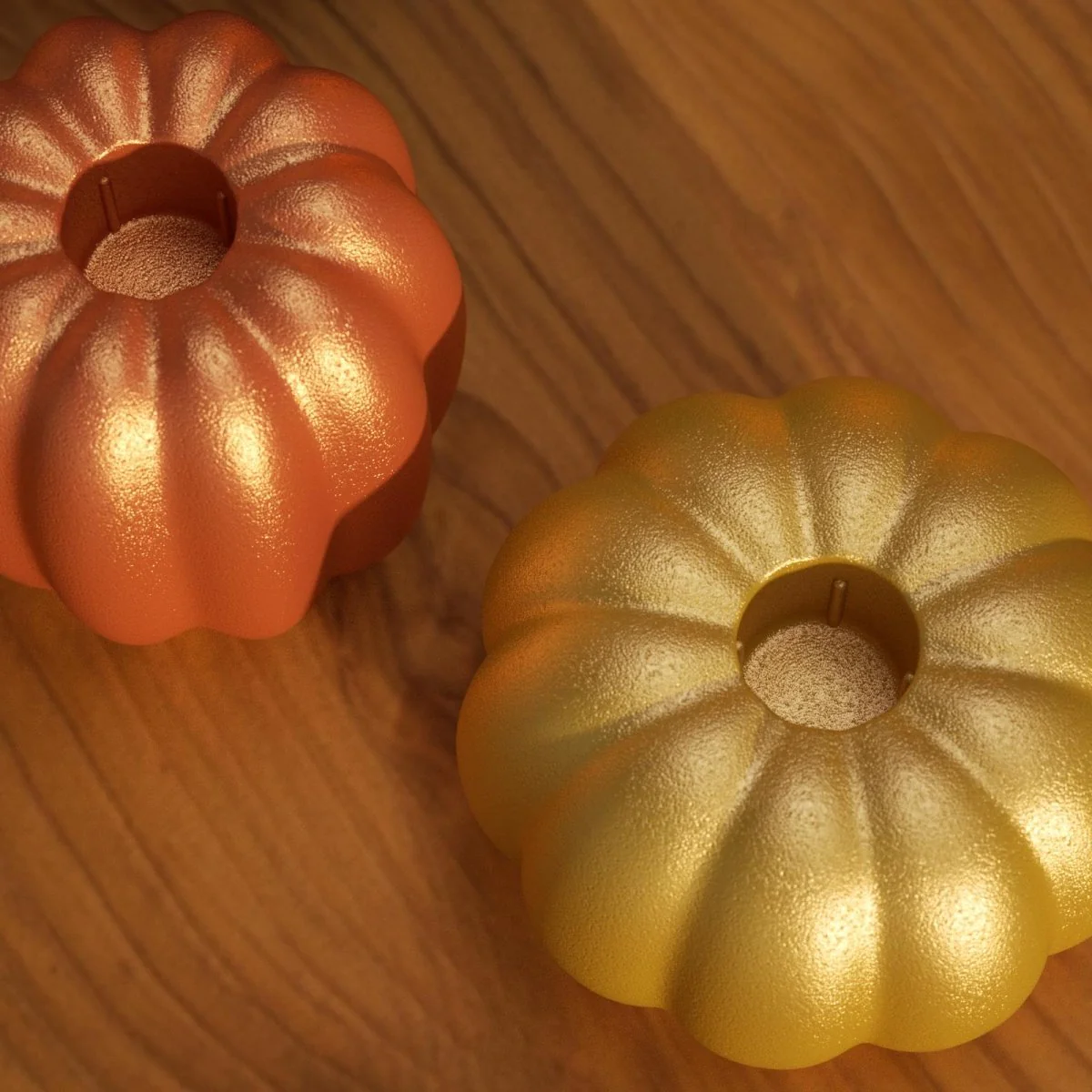 Chubby Pumpkin Candle Holder Silicone Mold Collection - Image 5