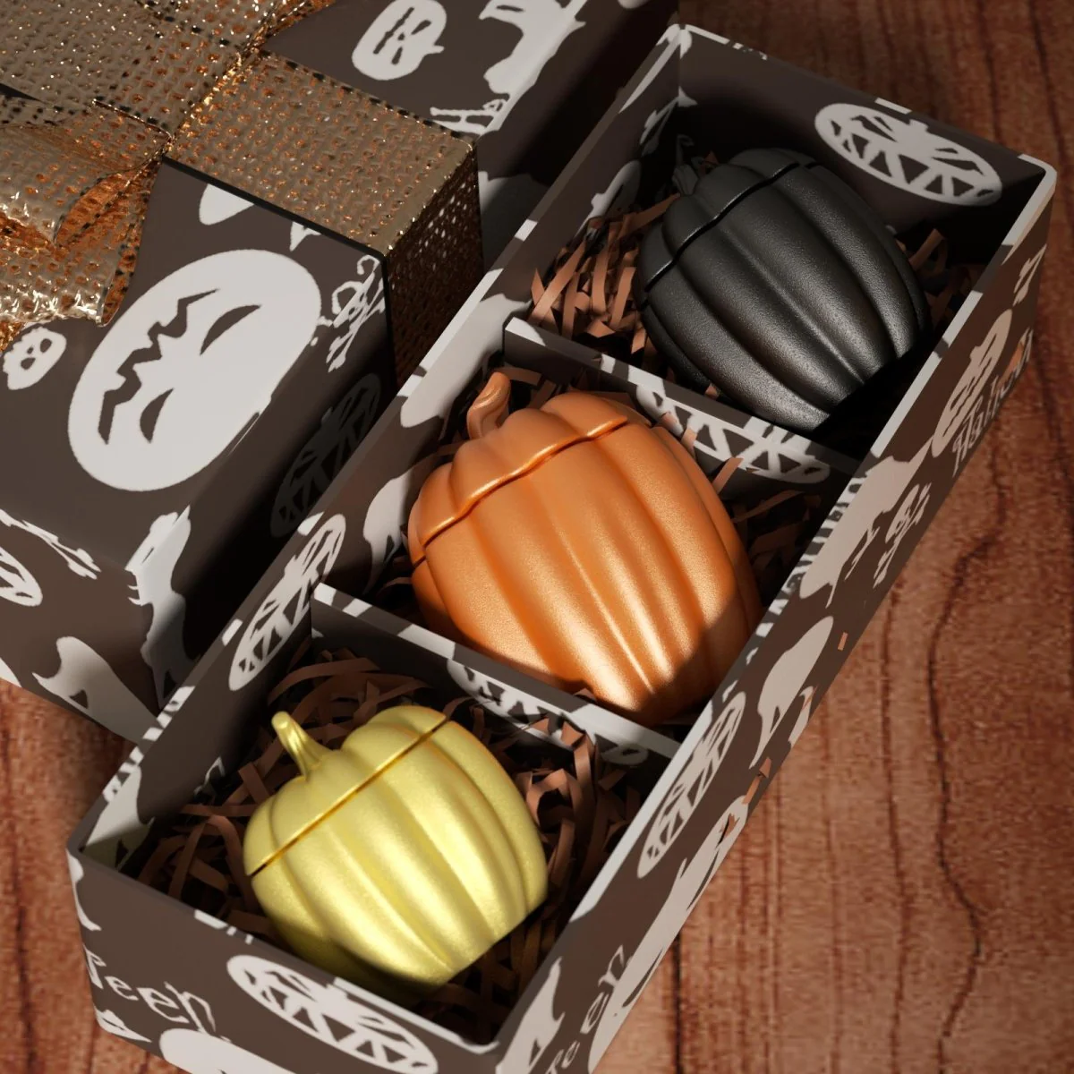 Classic Round Pumpkin Candle Jar Silicone Mold Collection - Image 6