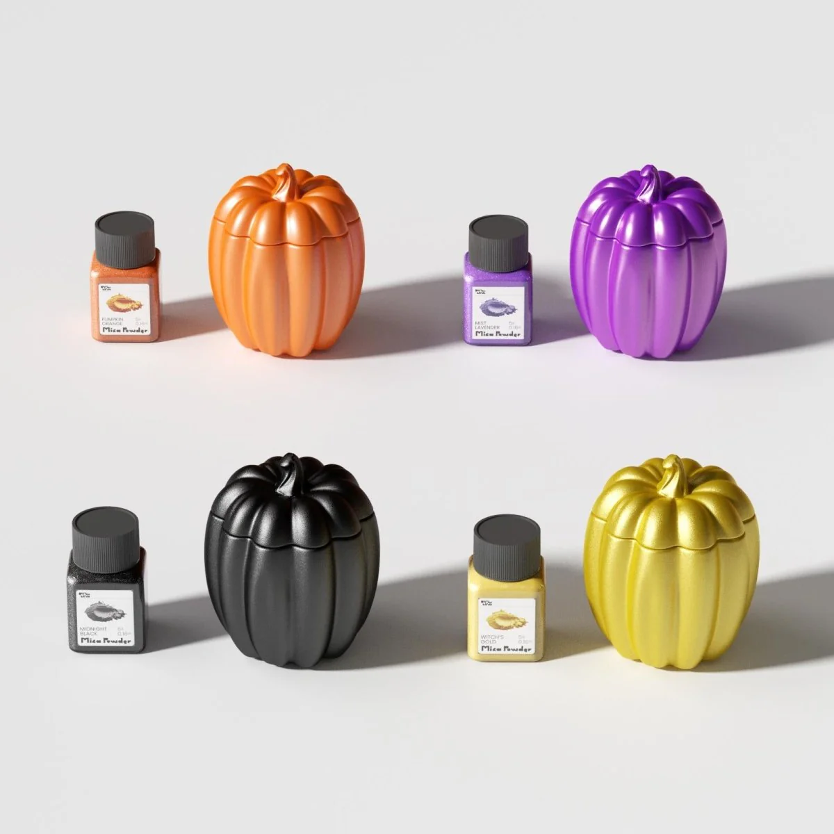 Classic Pumpkin Candle Jar Silicone Mold Collection - Image 9