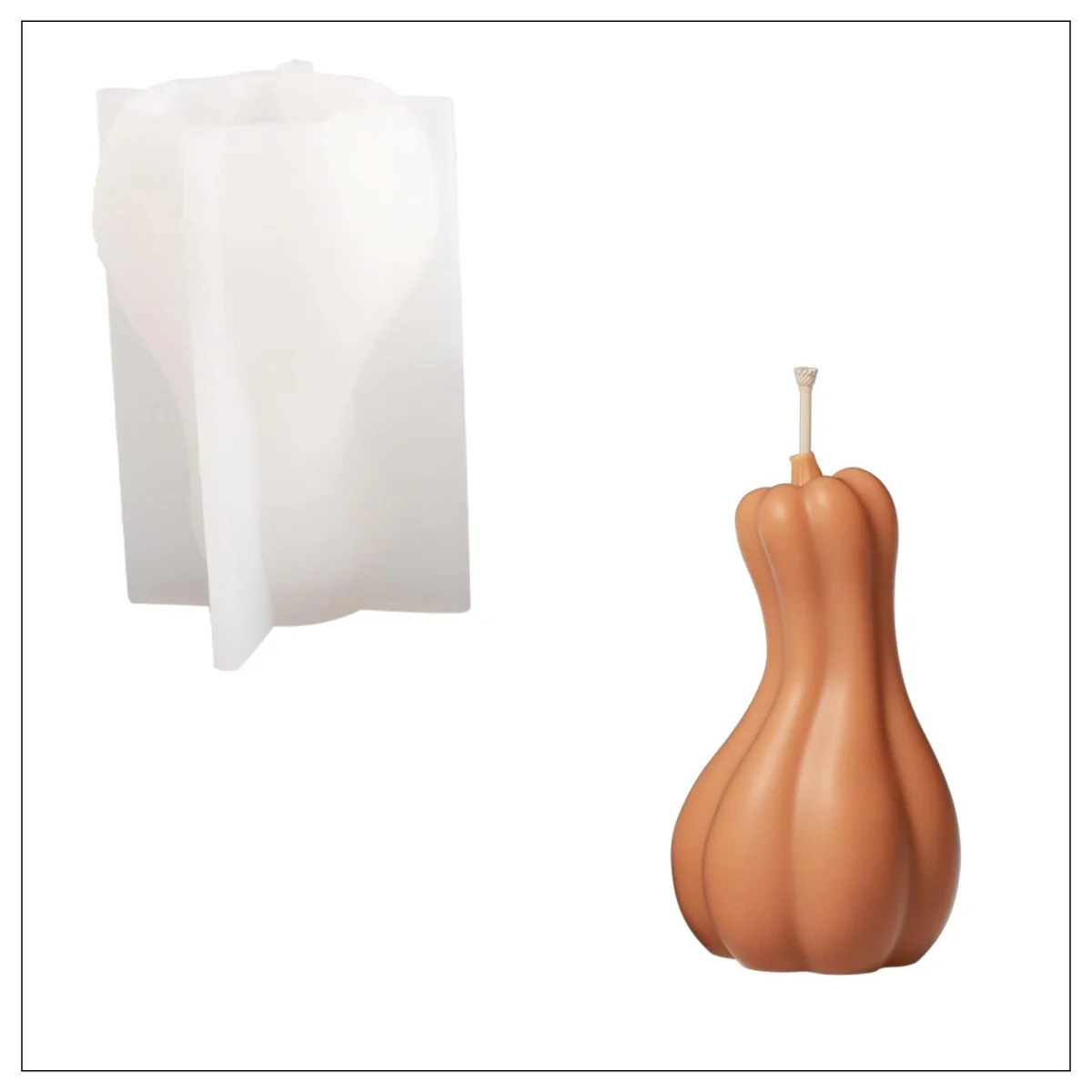 Pumpkin Hour Candle Silicone Mold Collection - Image 14
