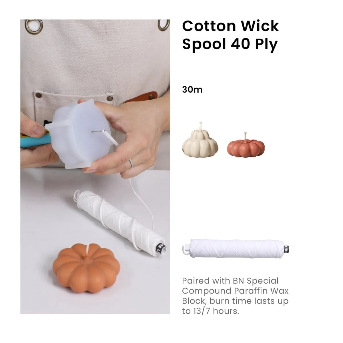 Pumpkin Hour Candle Silicone Mold Collection - Image 19