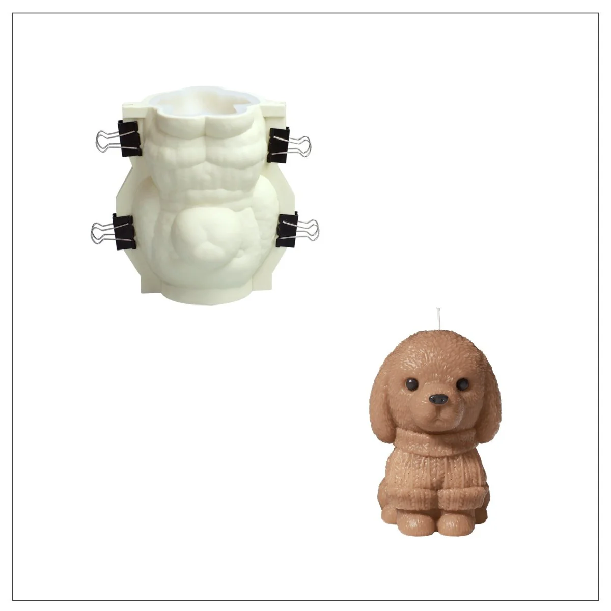 Puppy Pals Candle Silicone Mold Collection - Image 10