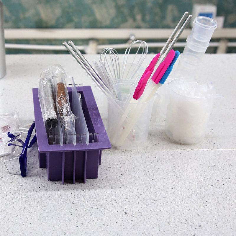 Render Soap Making Set Silicone Mold with Separators Planer Cutters Cold Process Soaps Making Tools - Image 5