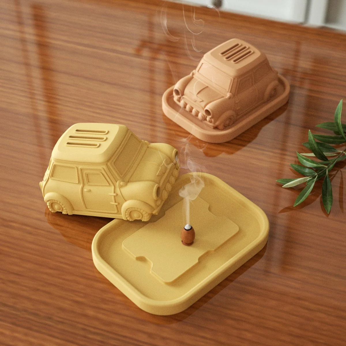 Retro-styled Car-Shaped Incense Burner Silicone Mold - Image 4