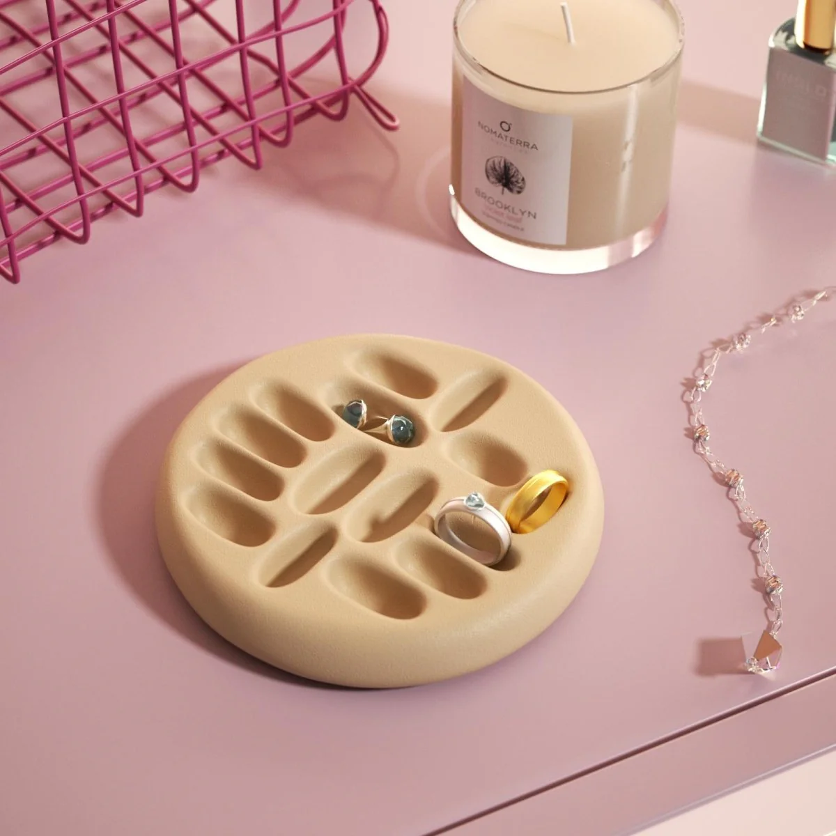 Luna Pebble Ring Tray Silicone Mould - Image 2