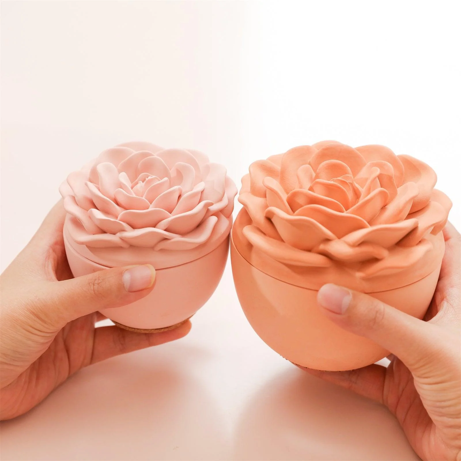 Crowning Rose Candle Jar Silicone Mold & 7oz Candle Refill Mold - Image 8