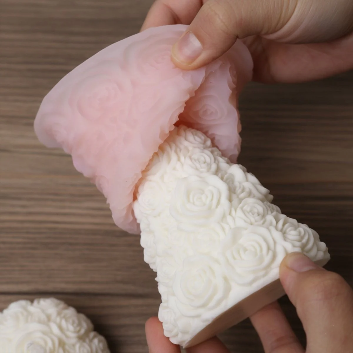 Small Rose Tree Candle Silicone Mold - Image 5