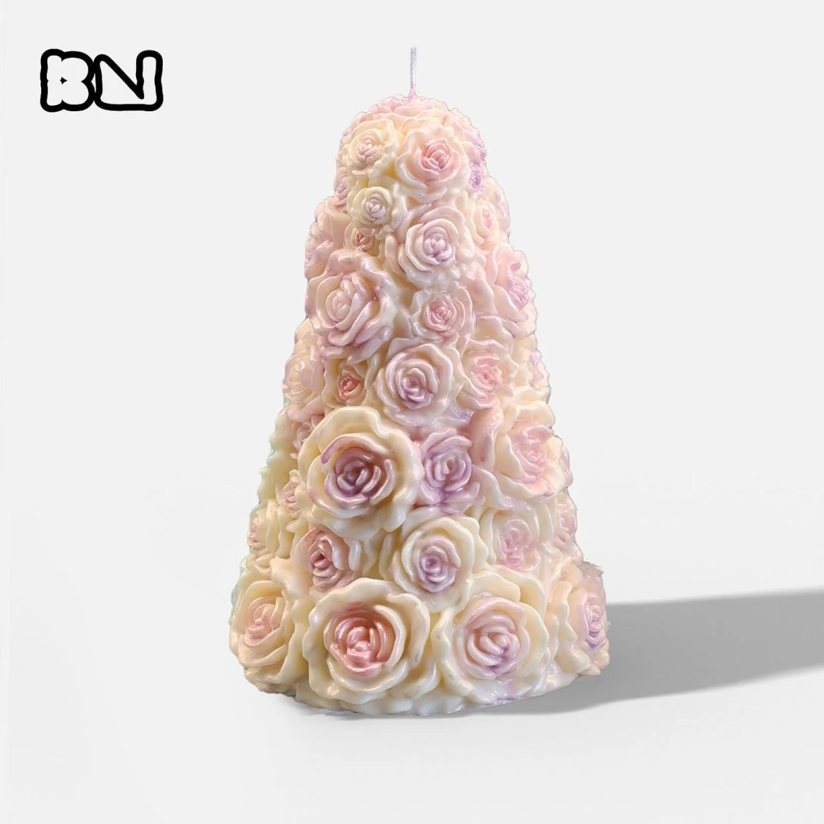 Large Rose Tree Candle Silicone Mold