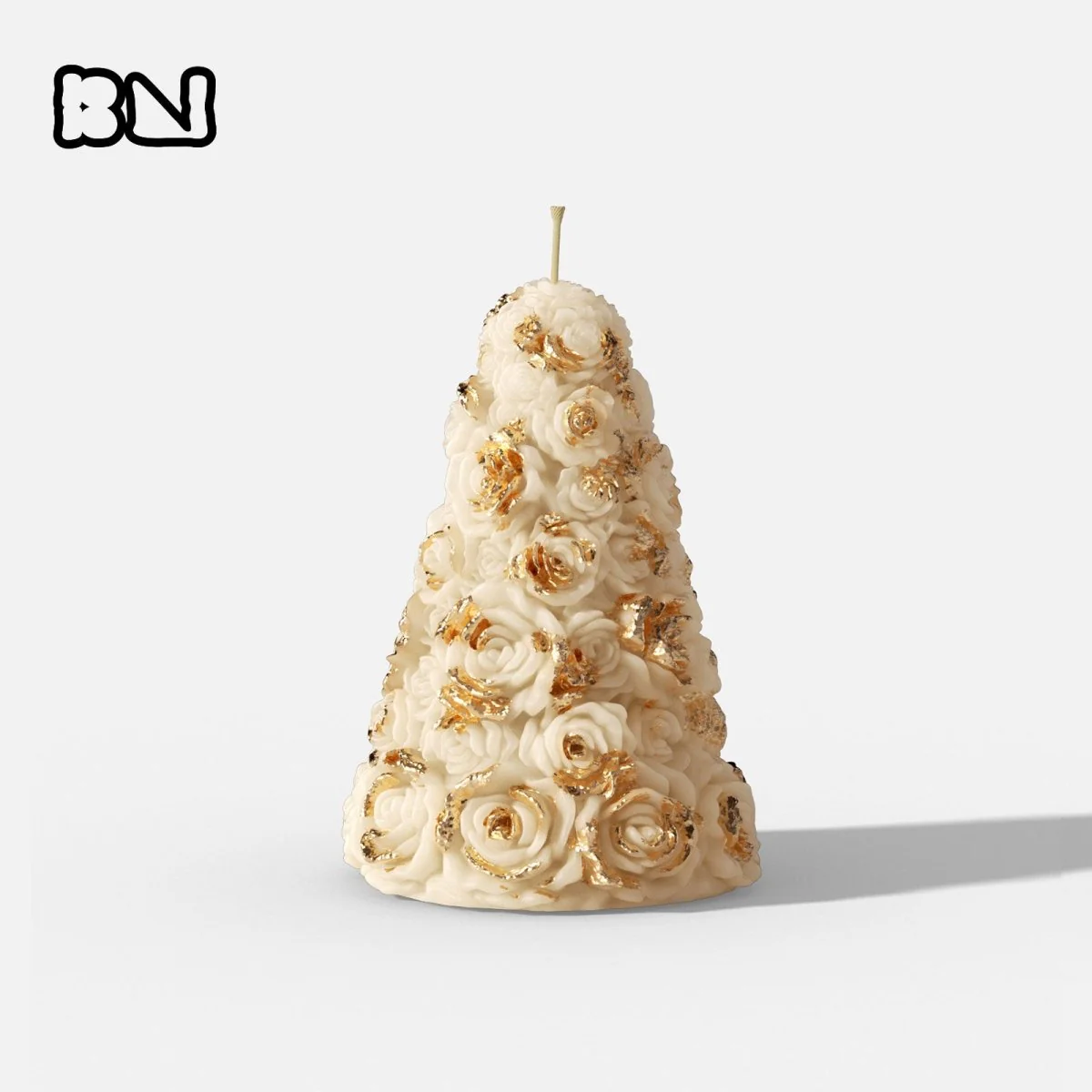 Medium Rose Tree Candle Silicone Mold