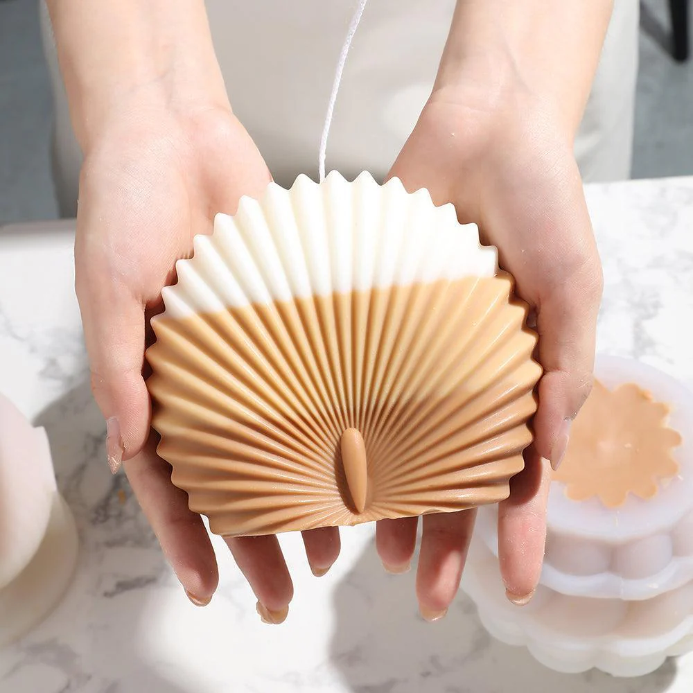 Scallop Shell Candle Silicone Moulds - Image 4