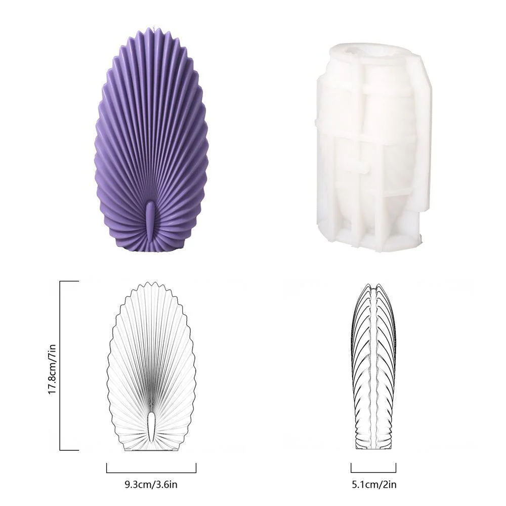 Scallop Shell Candle Silicone Moulds - Image 6