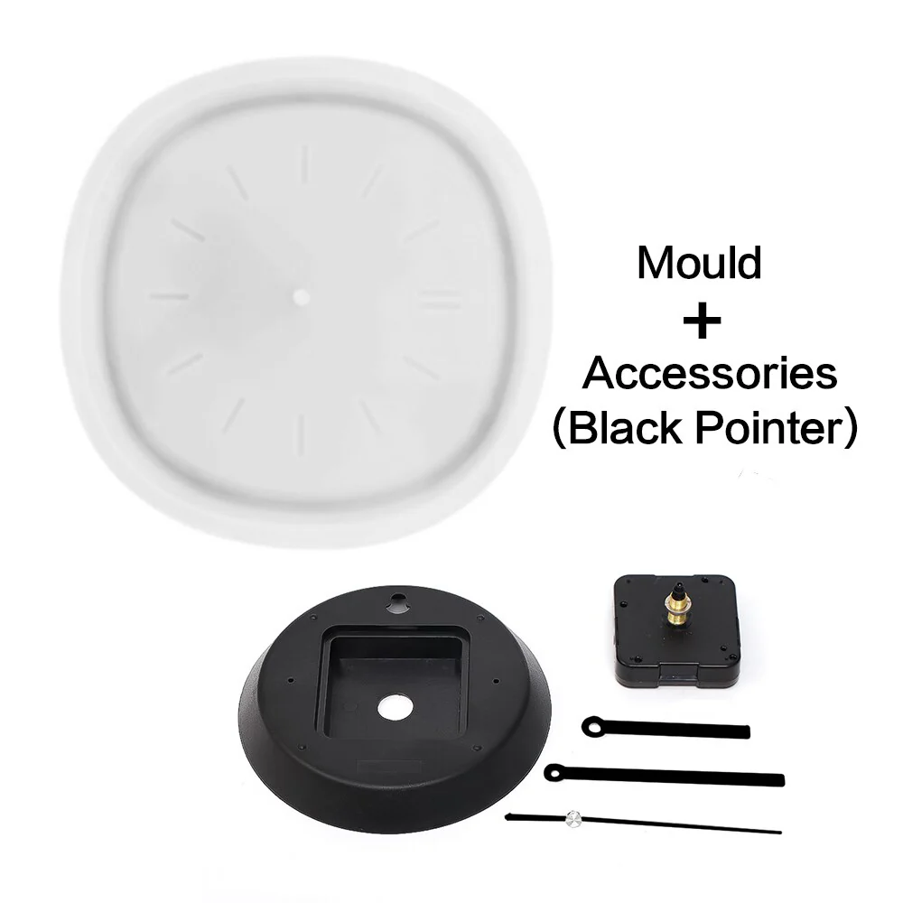Concrete Wall Clock Silicone Mold - Image 10