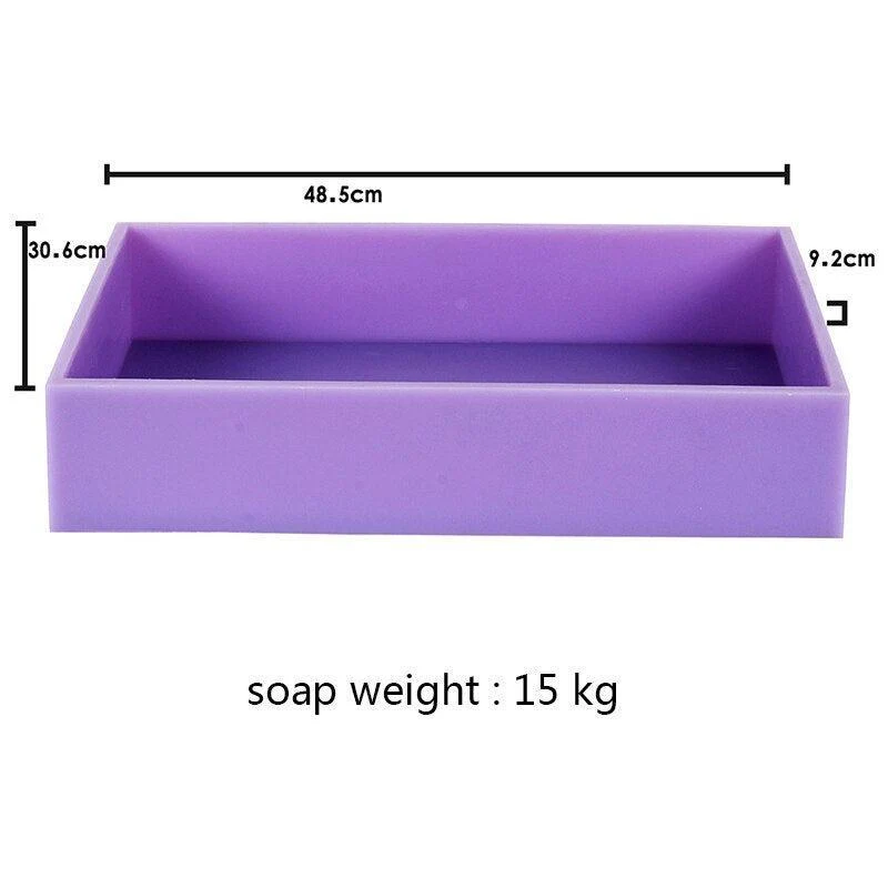 Soap Silicone Molds Big Loaf Bar Mould Liner for 33lb - Image 2