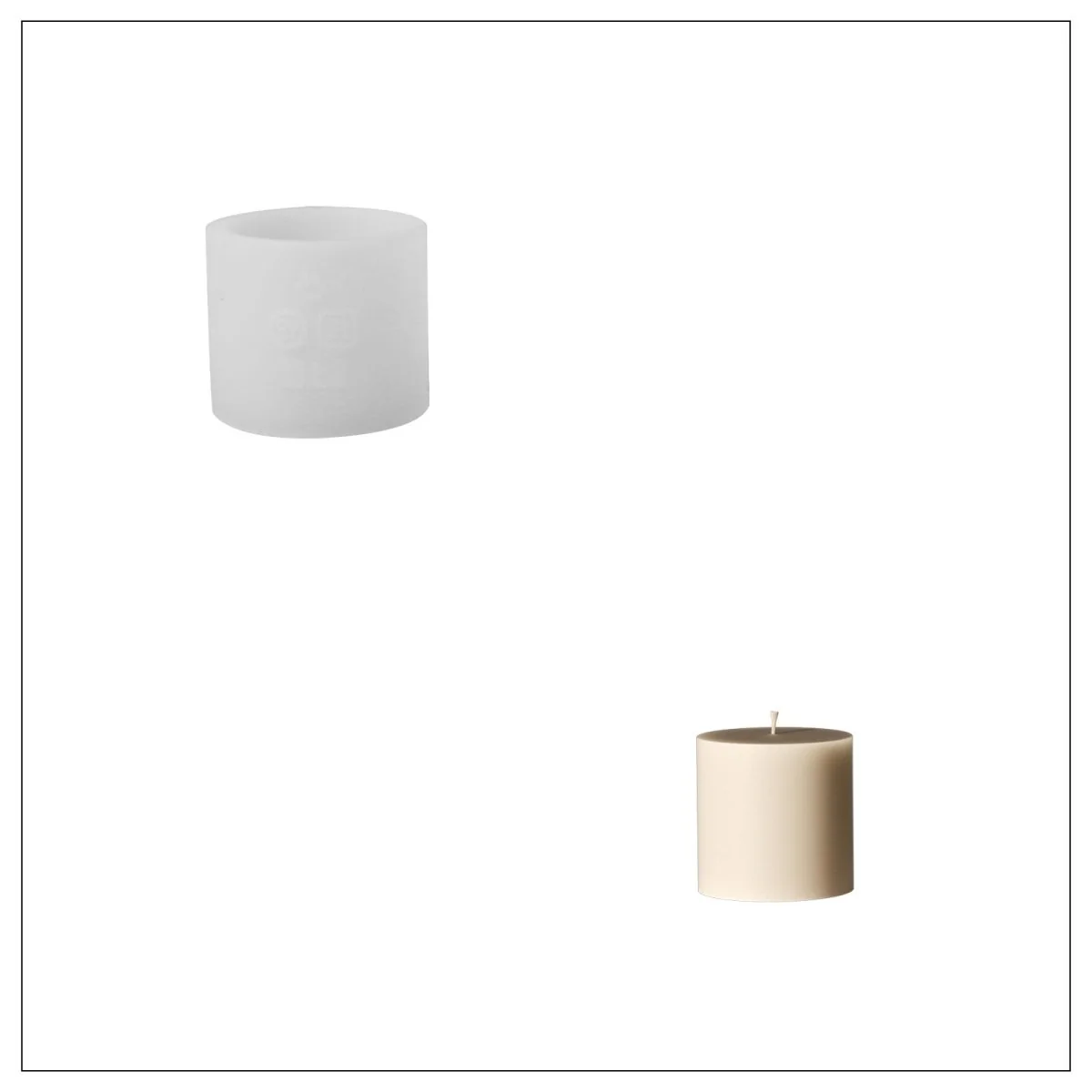 Simple Pillar Candle Silicone Mold Collection - Image 8