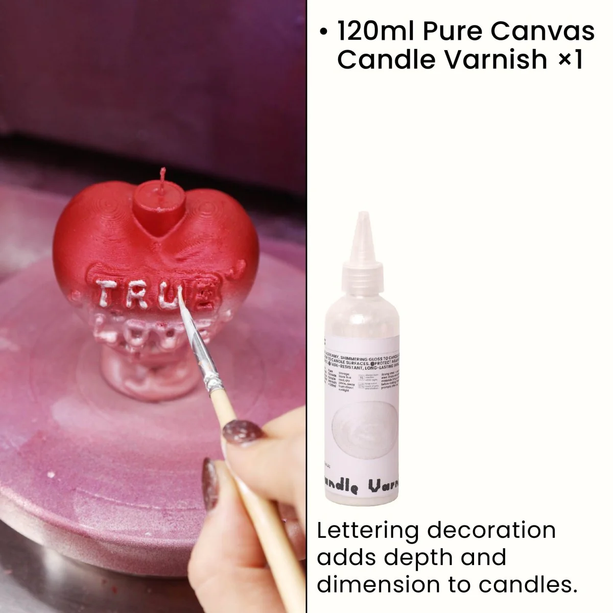 Small Boomy Love Candle Silicone Mold Collection - Image 26