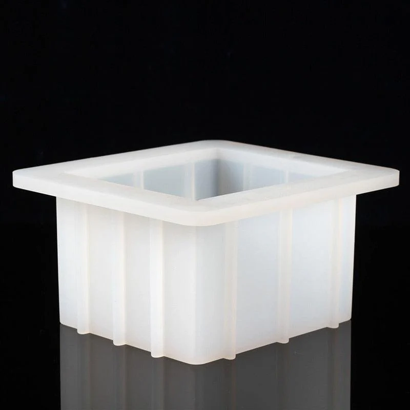 Small Square Silicone Soap Mold White Test Moulds - Image 6