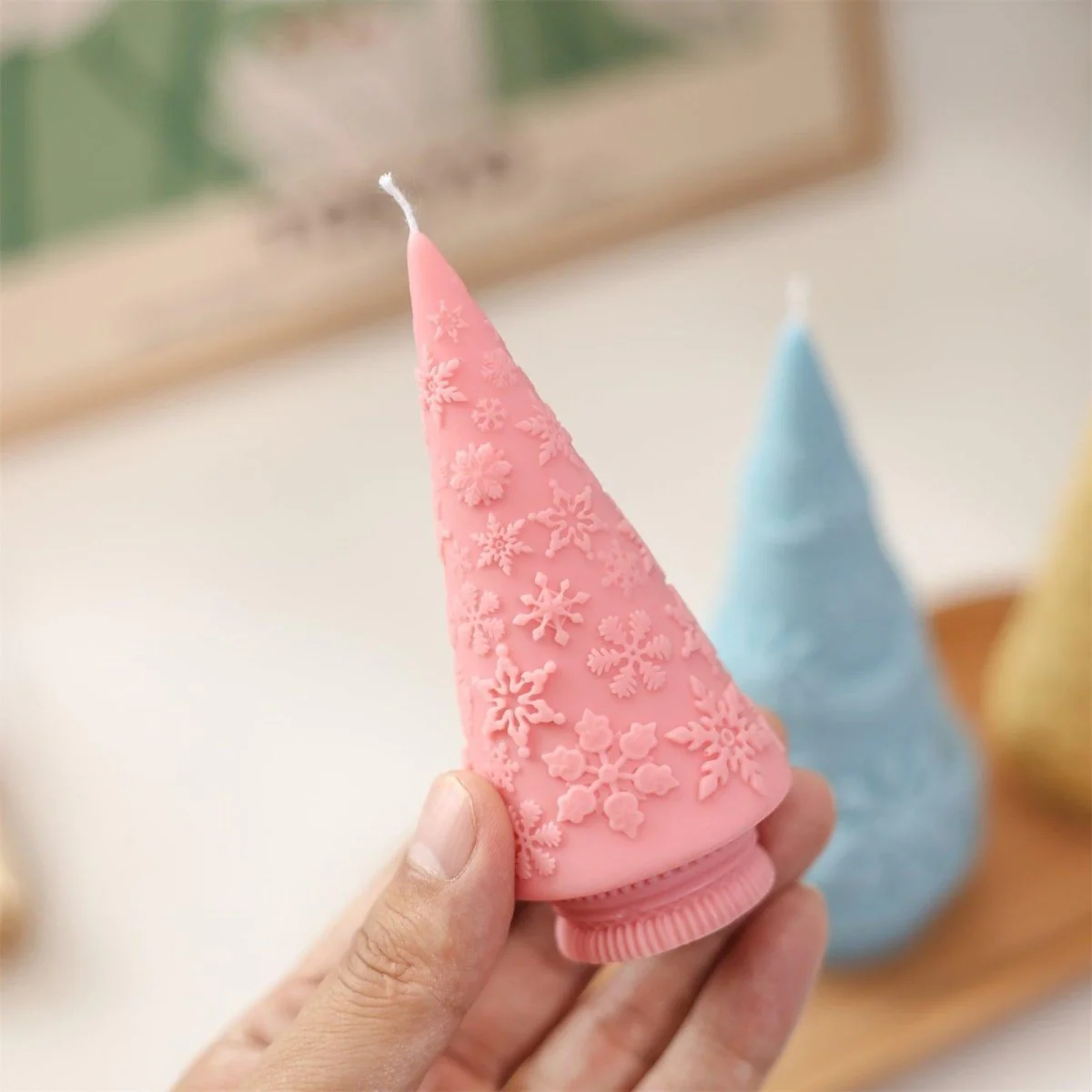 Winter Whimsy Snowflake Christmas Tree Silicone Mold Collection - Image 7