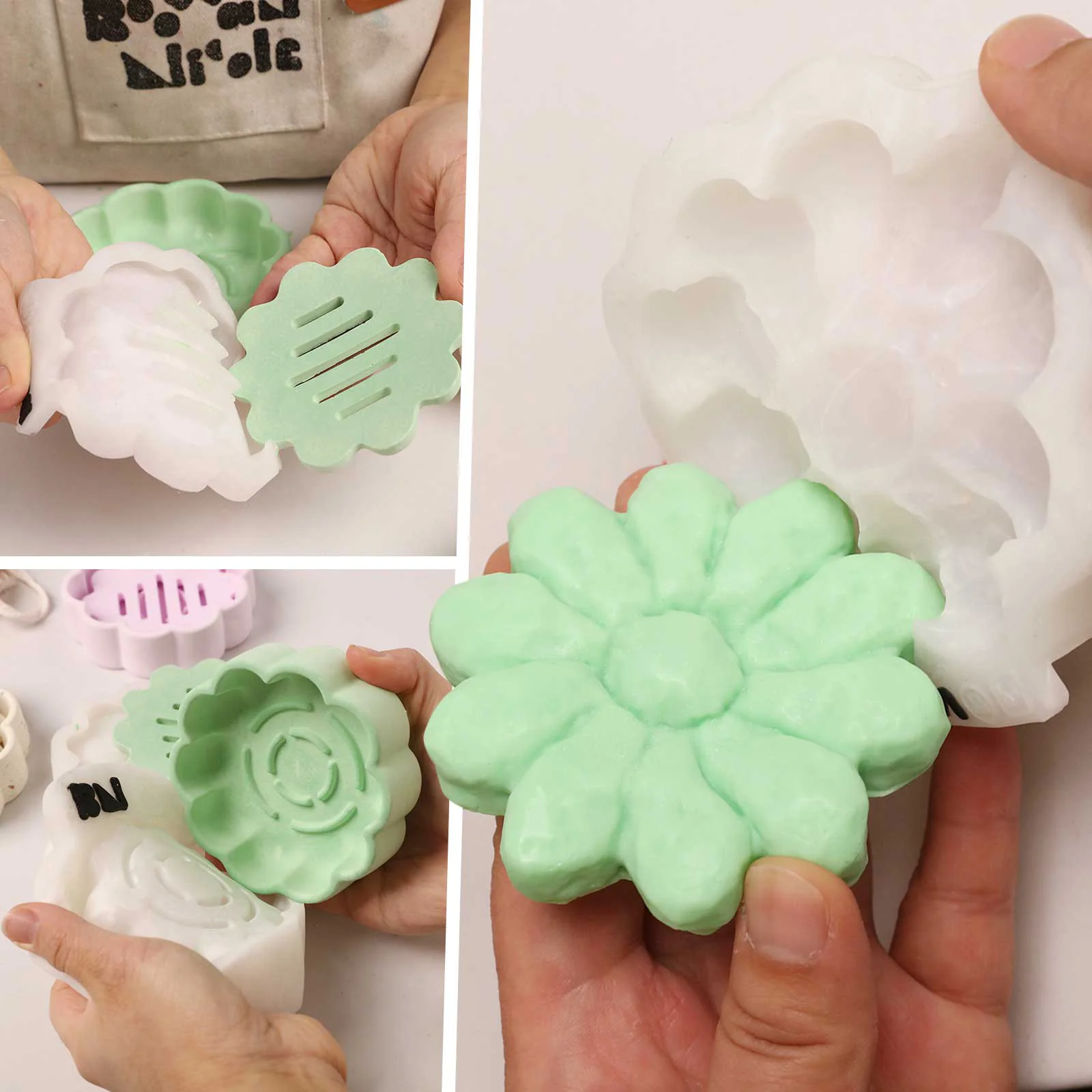 Blooming Moment Soap & Dish Silicone Mold Set - Image 6