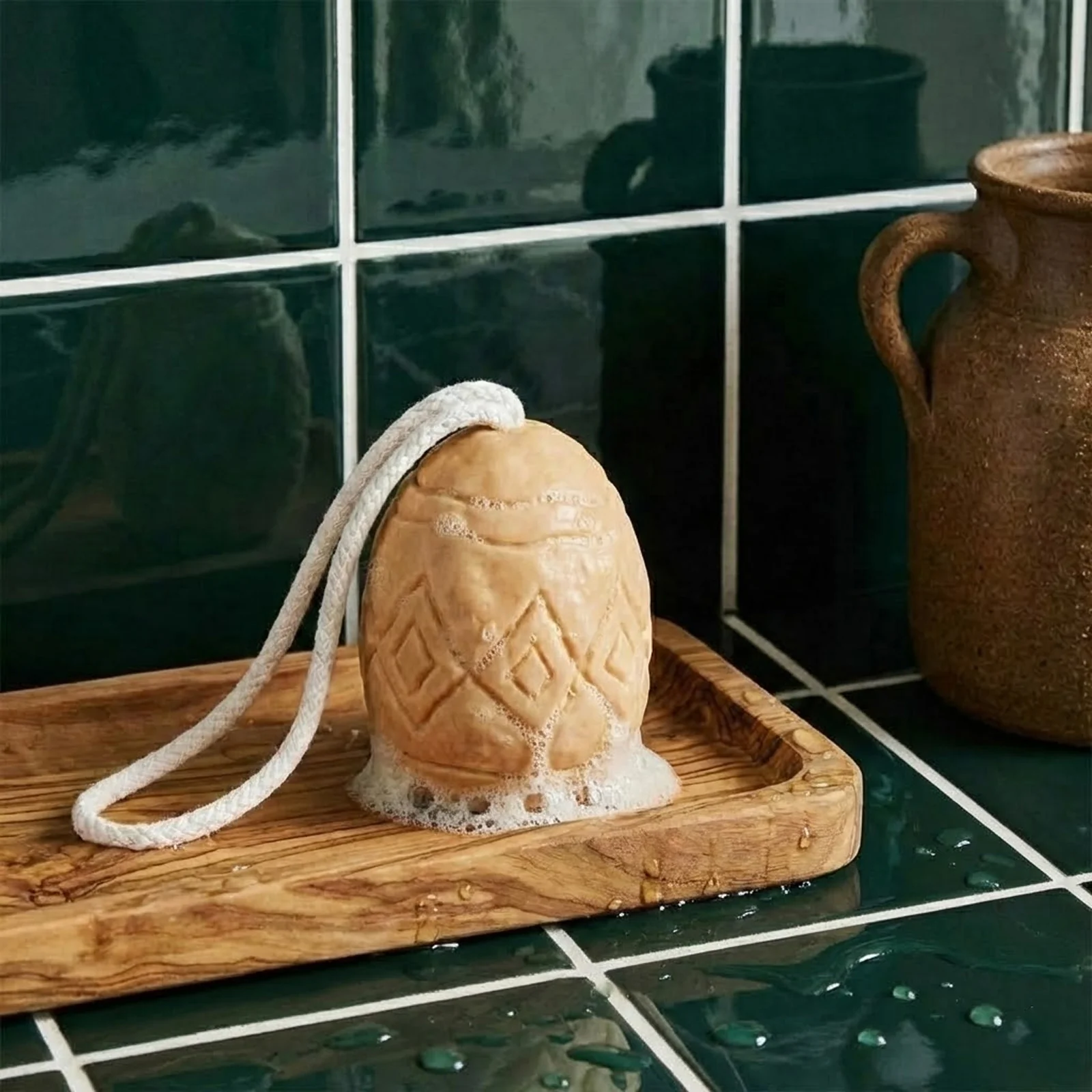 Classic Patterned Egg Soap & Egg Cup Soap Dish Silicone Mold Set - Image 7