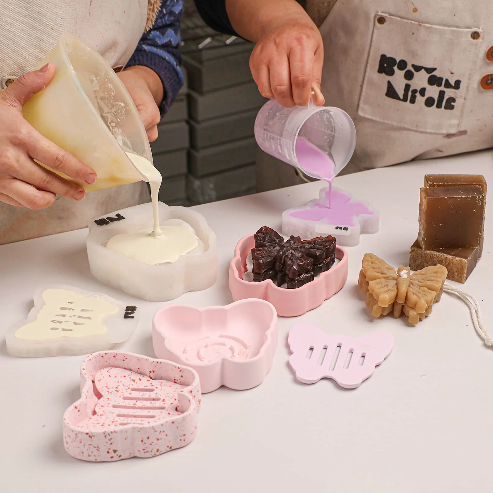 Dreamy Butterfly Soap & Dish Silicone Mold Set - Image 5