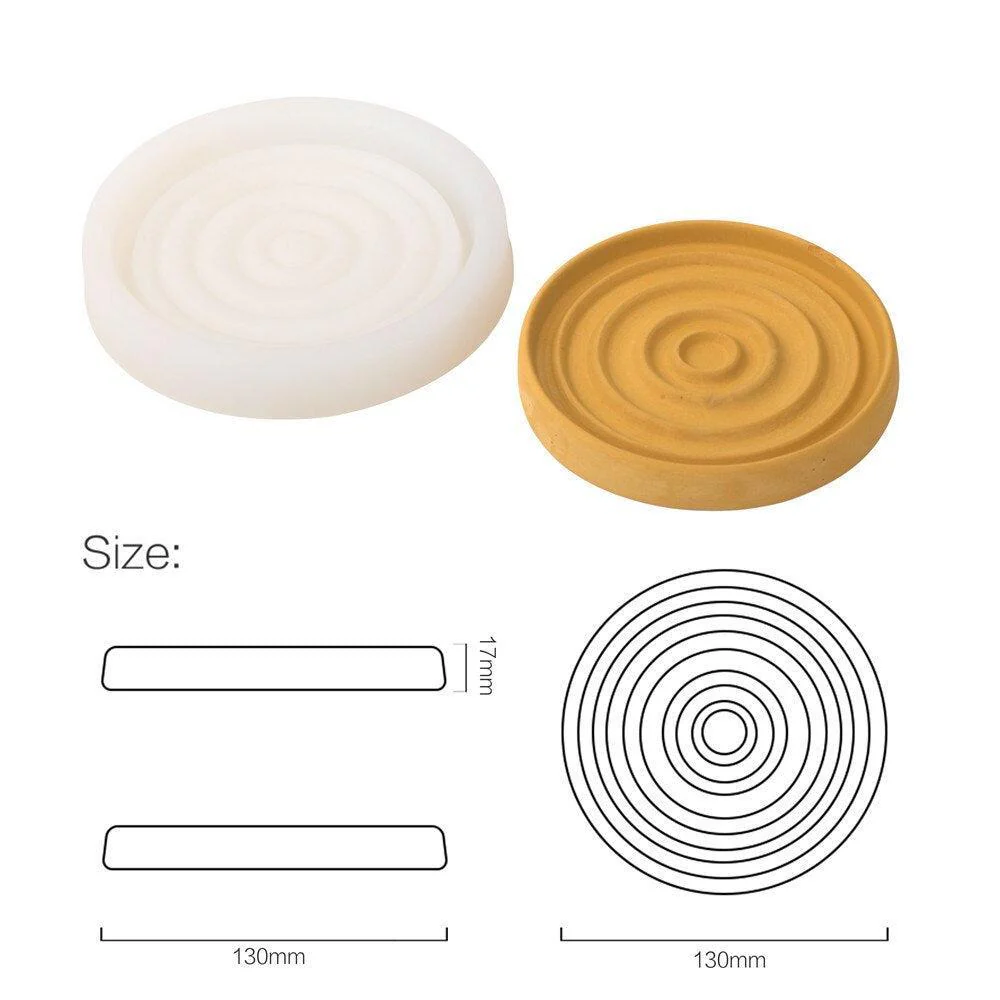 Concrete Soap Dish Silicone Mold - Image 8