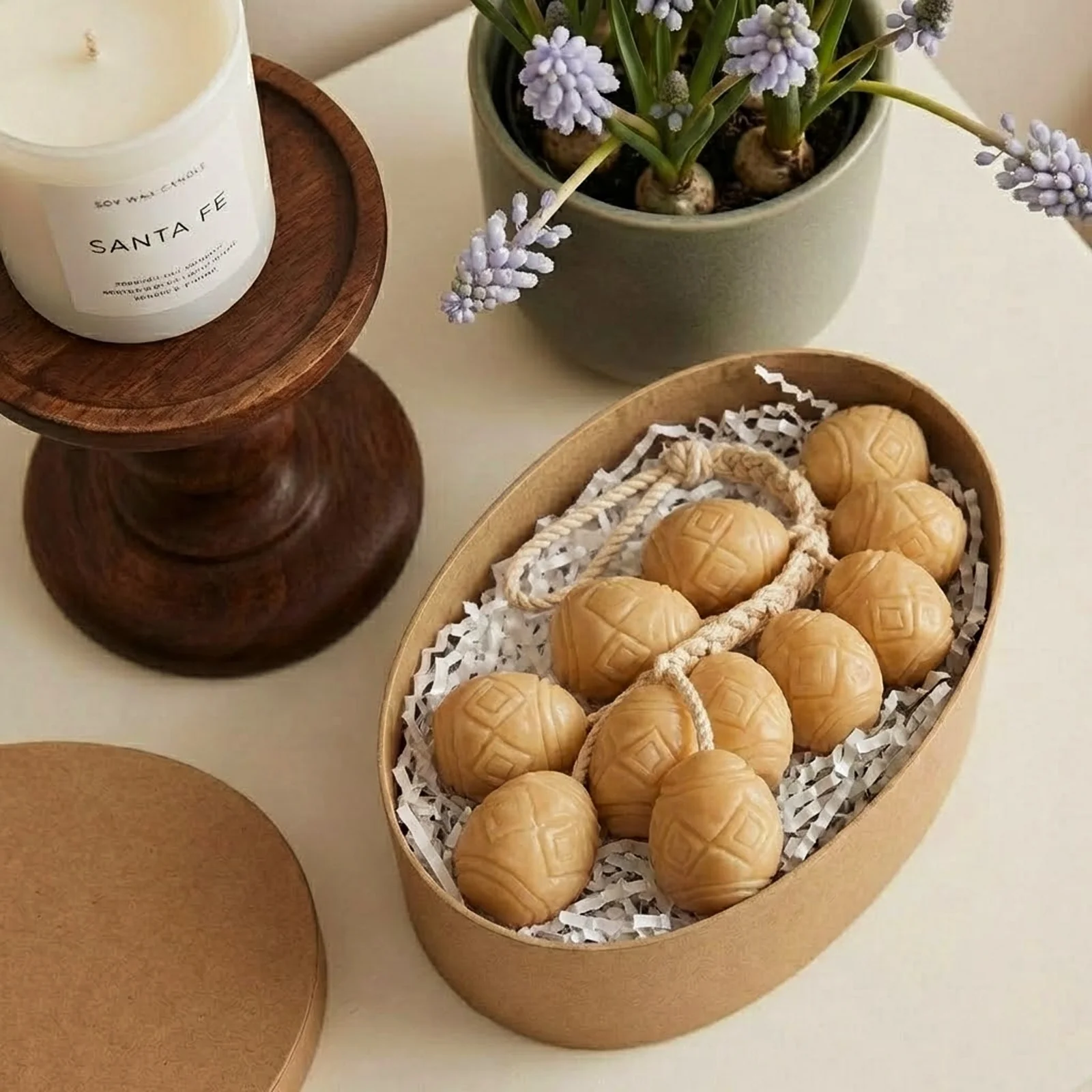 Classic Patterned Egg Cluster Candle Silicone Mold - Image 9